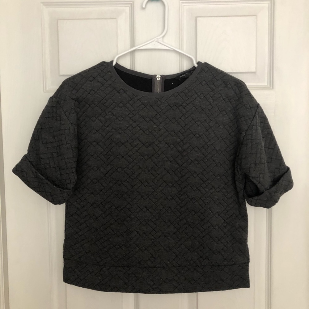 Banana Republic Quilted Short Sleeve